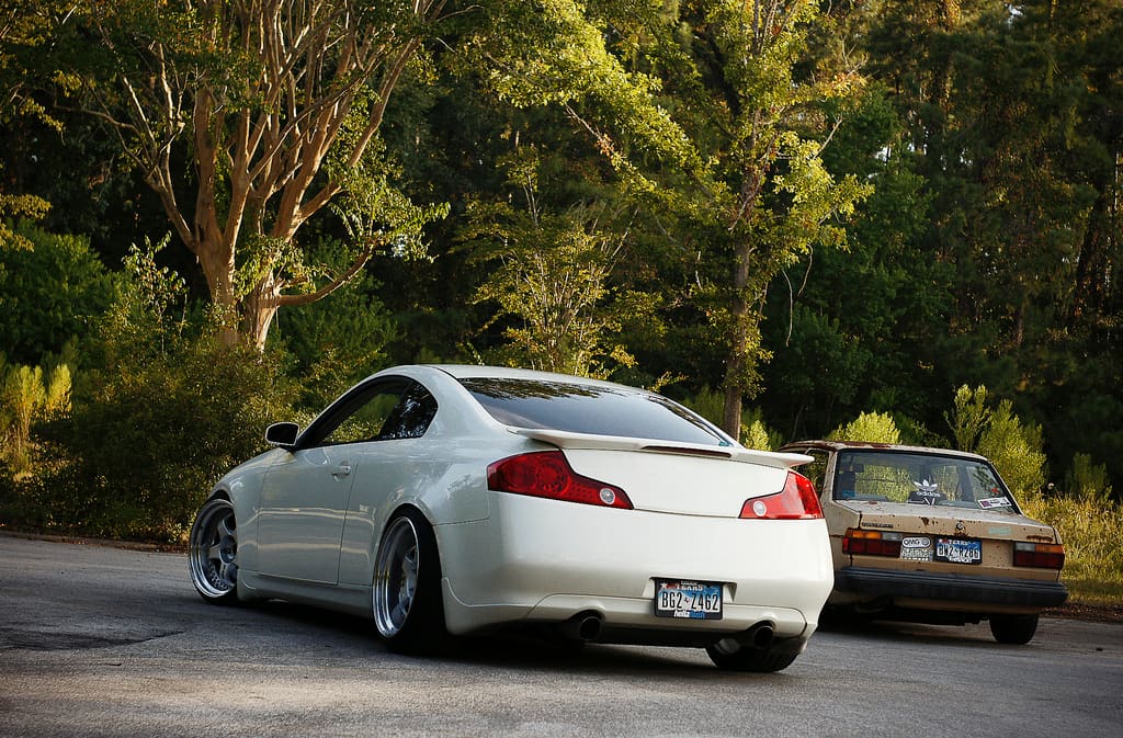 2005 Infiniti G35 with 19x9.5 Work Meister S1 3pc wheels