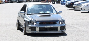2002 Subaru Impreza WRX with 18x9.5 XXR 502 wheels