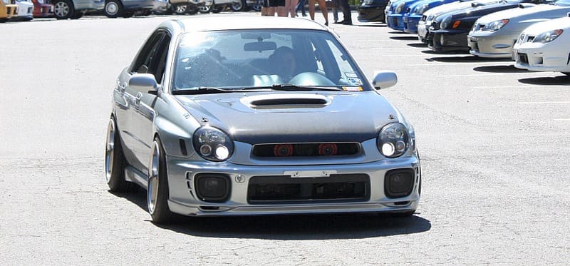 2002 Subaru Impreza WRX with 18x9.5 XXR 502 wheels
