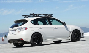 2011 Subaru Impreza WRX with 18x9.5 Rota DPT wheels