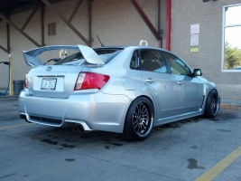 2012 Subaru Impreza with 18x10 Rota SVN-R wheels
