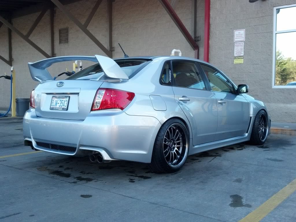 2012 Subaru Impreza with 18x10 Rota SVN-R wheels