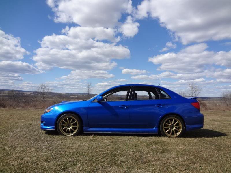 2011 Subaru Impreza with 18x8 Rota Tarmac 3 wheels
