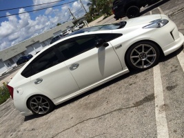 2012 Toyota Prius Plug-in with 17x8 Work Emotion CR Kai wheels