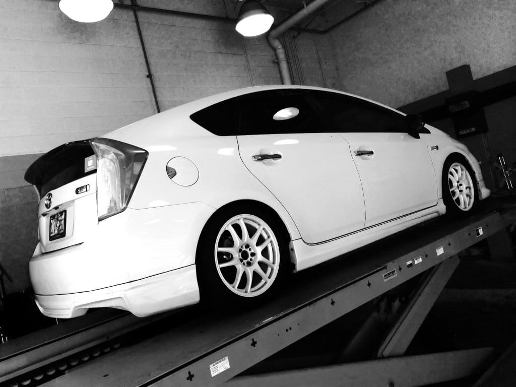 2012 Toyota Prius Plug-in with 17x8 Work Emotion wheels