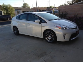 2014 Toyota Prius with 18x8.5 SSR GTV02 wheels