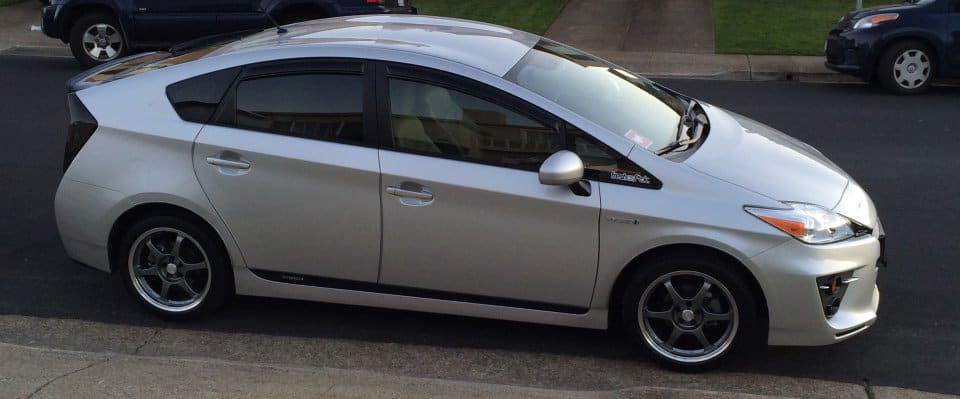 2014 Toyota Prius with 17x7.5 SSR Competition Type C wheels