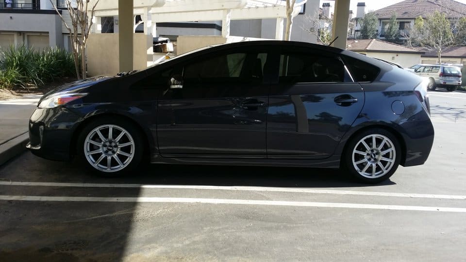 2014 Toyota Prius with 17x7.5 BBS STi wheels