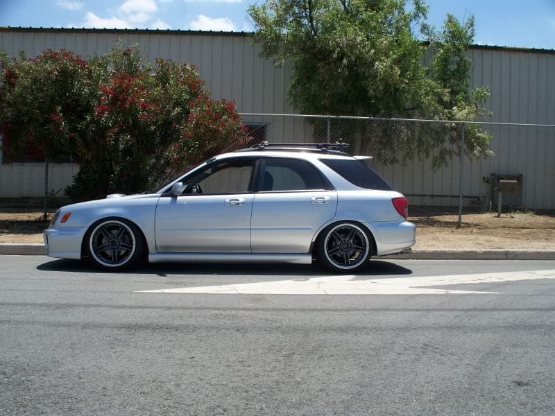 2003 Subaru Impreza WRX with 18x9.5 XXR 502 wheels