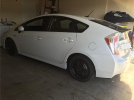 2014 Toyota Prius with 17x7.5 SSR Competition Type C wheels