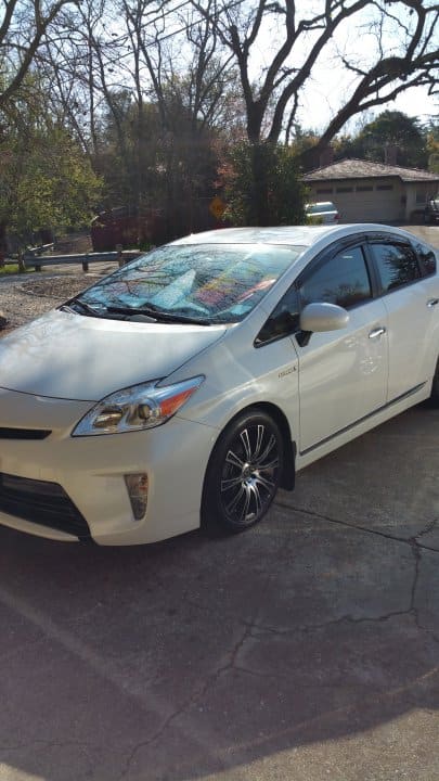 2013 Toyota Prius with 17x7.5 SSR Type C wheels