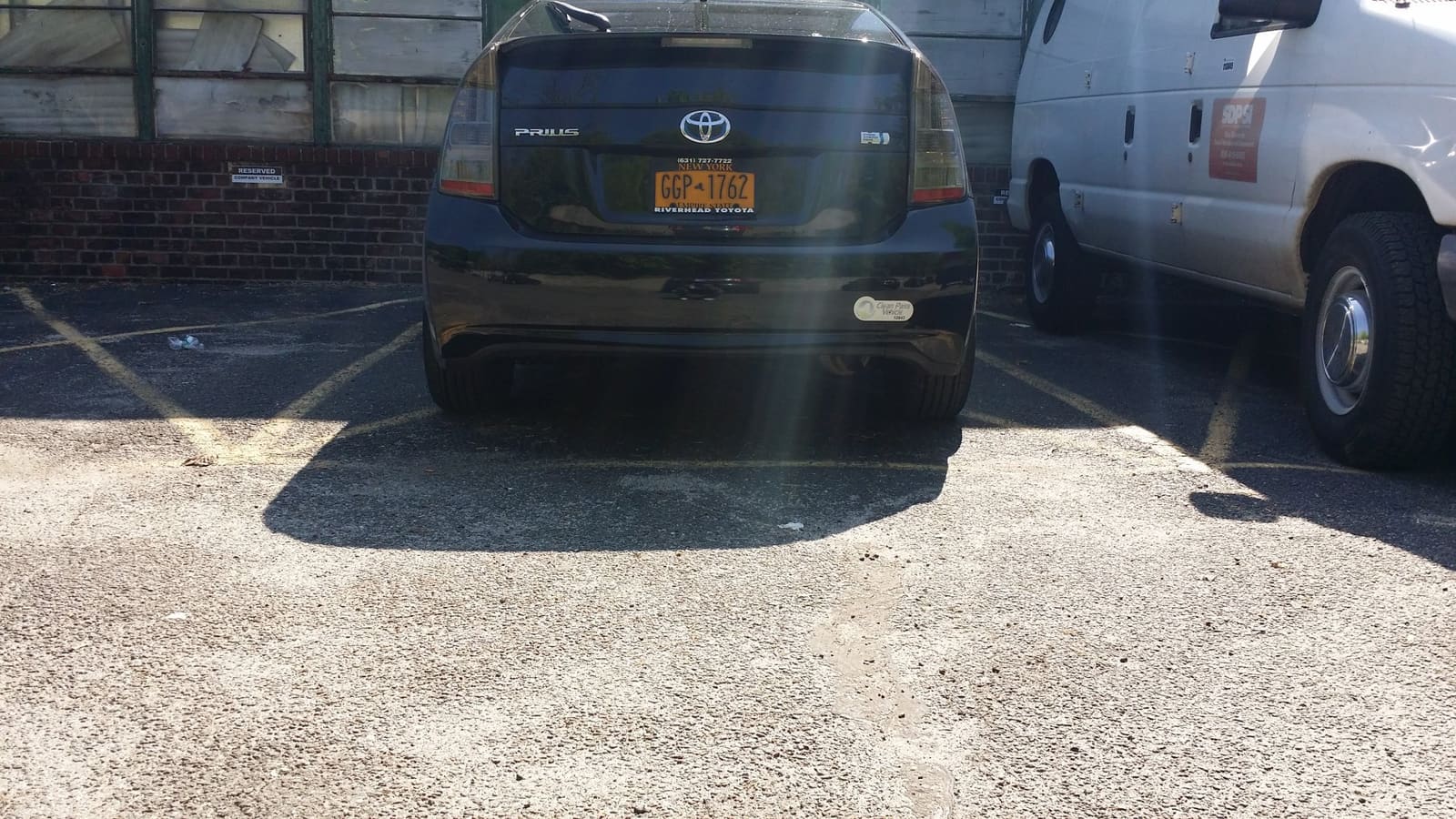 2010 Toyota Prius with 18x8.5 wheels