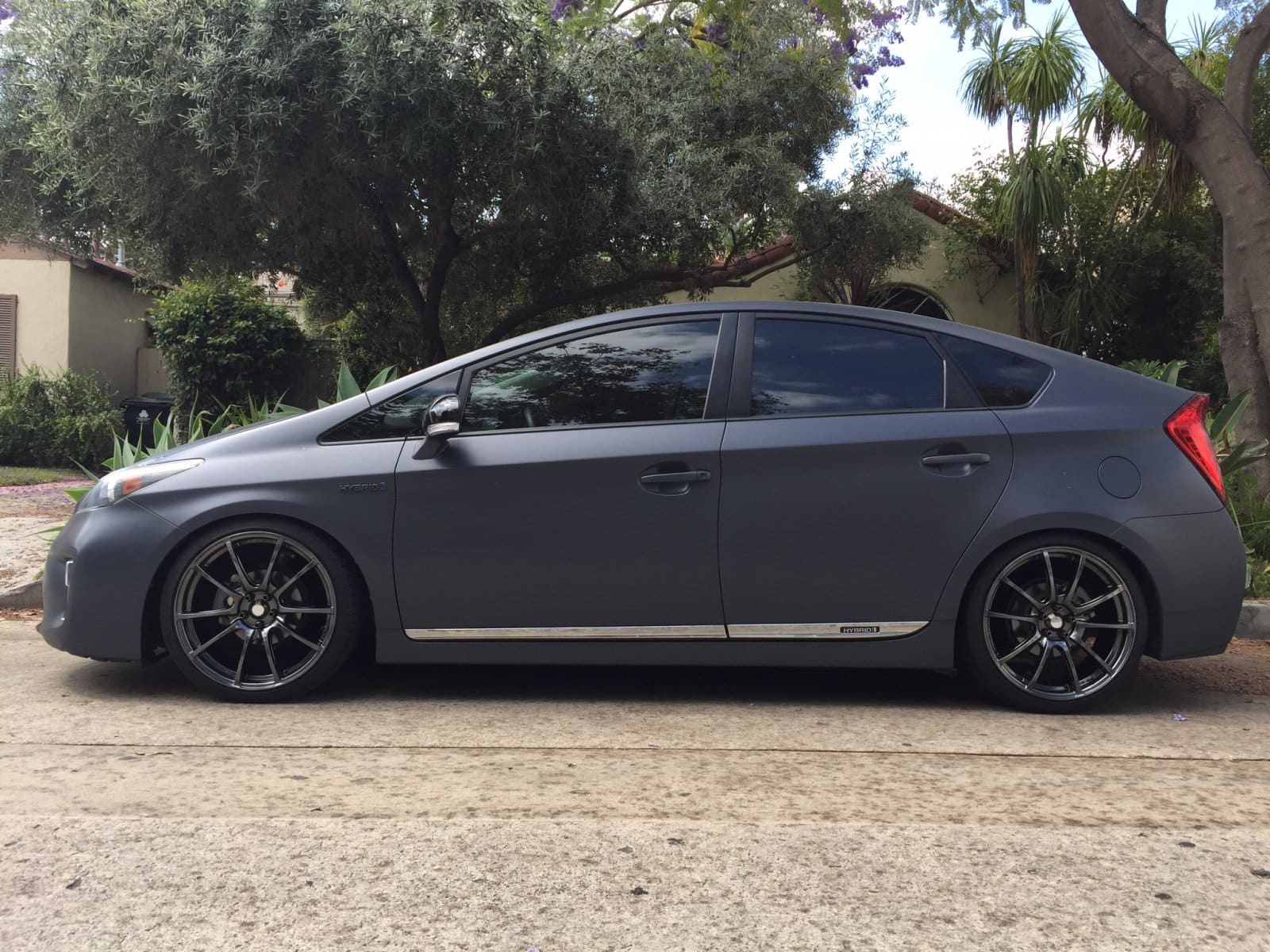 2012 Toyota Prius with 19x8 WedsSport SA-55M wheels