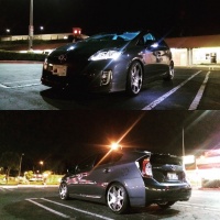 2011 Toyota Prius with 18x8.5 WedsSport Maverick 607D wheels
