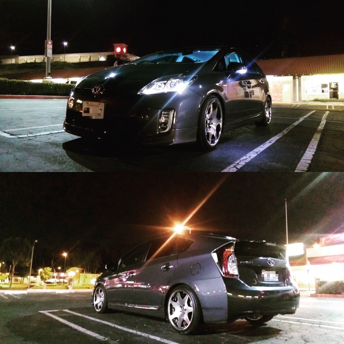 2011 Toyota Prius with 18x8.5 WedsSport Maverick 607D wheels