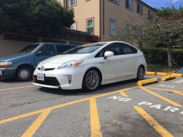 2014 Toyota Prius with 17x7 BBS Mesh wheels