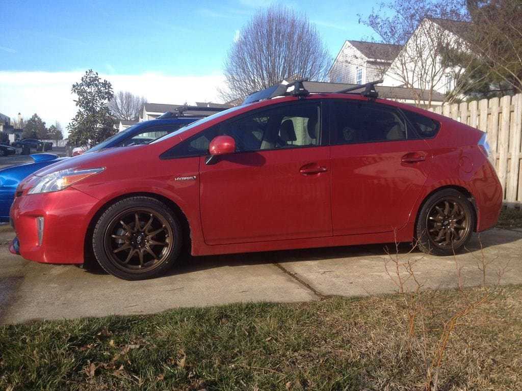 2012 Toyota Prius with 17x8 Rota DPT wheels