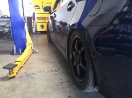 2012 Toyota Prius with 17x7.5 wheels