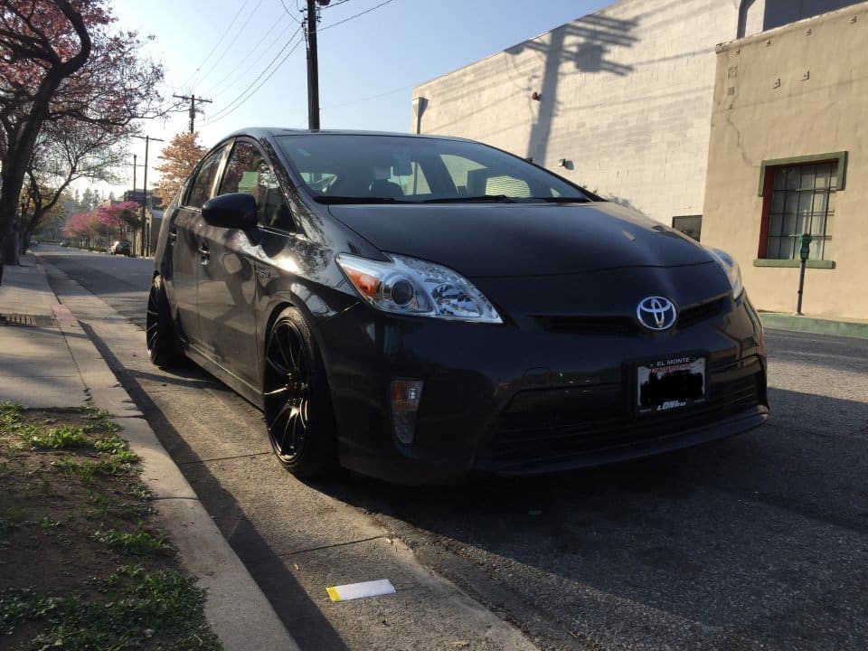 2012 Toyota Prius with 18x8.75 wheels
