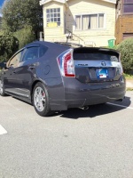 2012 Toyota Prius v with AR Racing wheels