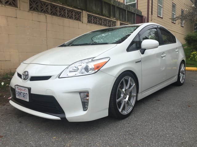 2014 Toyota Prius with 18x8 TSW Interlagos Rotary Forged wheels