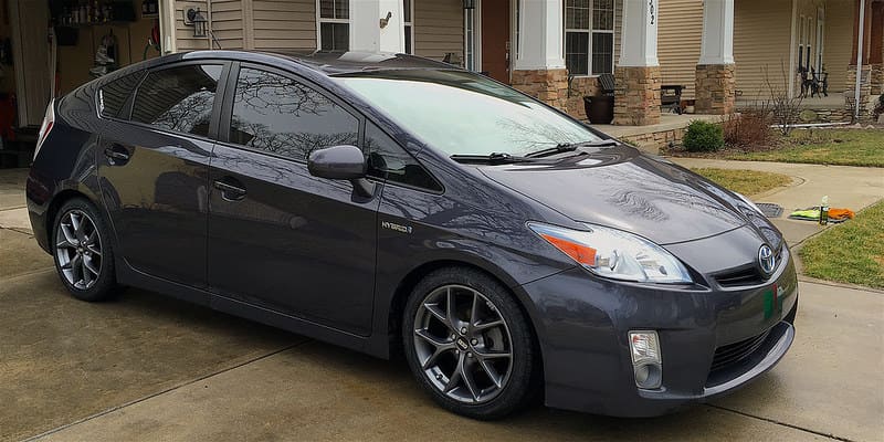 2010 Toyota Prius with 17x7.5 BBS SR wheels