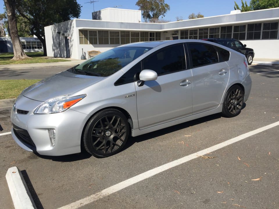 2012 Toyota Prius with 18x8 wheels