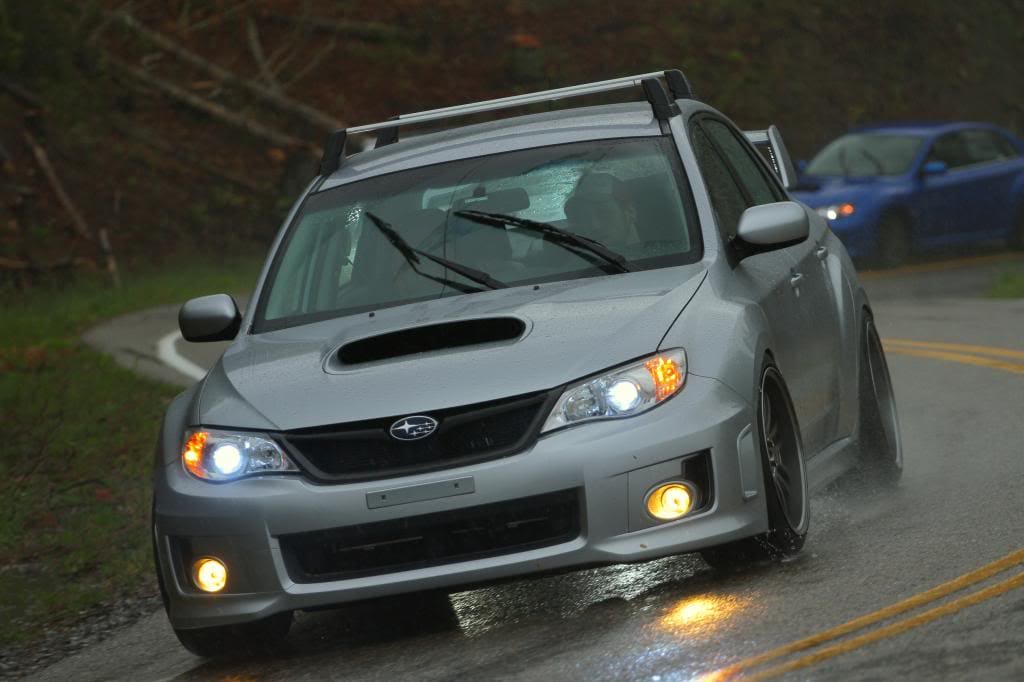 2011 Subaru Impreza WRX with 18x10 Rota SVN-R wheels