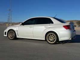 2011 Subaru Impreza WRX with 18x8.5 Rota DPT wheels