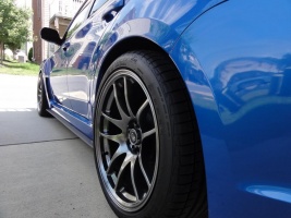 2011 Subaru Impreza WRX with 18x9.5 Rota Torque wheels