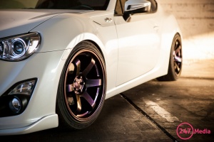 2013 Subaru BRZ with 18x9.5 Rota Grid wheels