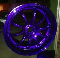 2011 Subaru Impreza WRX with 18x9.5 Rota D-Force wheels