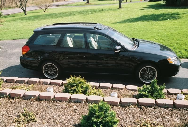 2006 Subaru Legacy with 17x7.5 Rota Subzero wheels