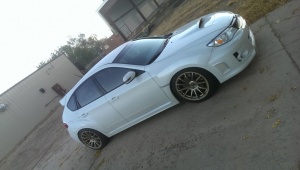 2007 Subaru Impreza WRX with 18x8.5 Rota PWR wheels