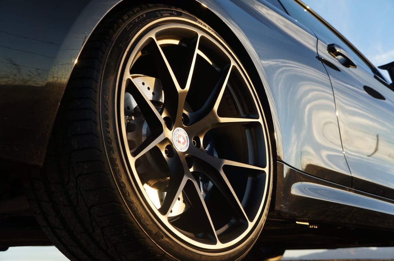 2015 BMW M3 with 20x9.5 HRE P101 wheels