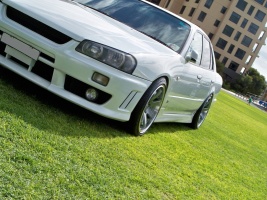 1999 Nissan R31-R34 Skyline 4dr with 17x9 Origin DNA-01 wheels