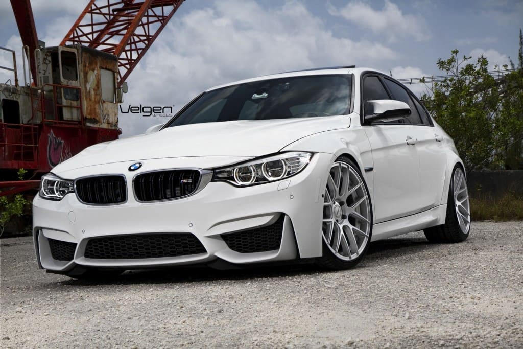 2015 BMW M3 with 20x9 Velgen VMB7 wheels