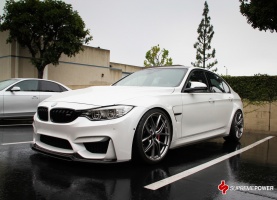 2016 BMW M3 with 20x9 BBS CI-R wheels