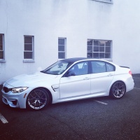 2015 BMW M3 with 19x9.5 BBS FI-R wheels