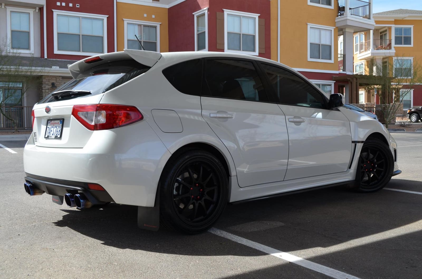 2011 Subaru Impreza WRX with 18x8.5 Rota DPT wheels