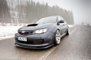 2011 Subaru Impreza WRX with 18x10 Rota wheels