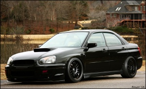 2004 Subaru Impreza with 18x10 Rota wheels