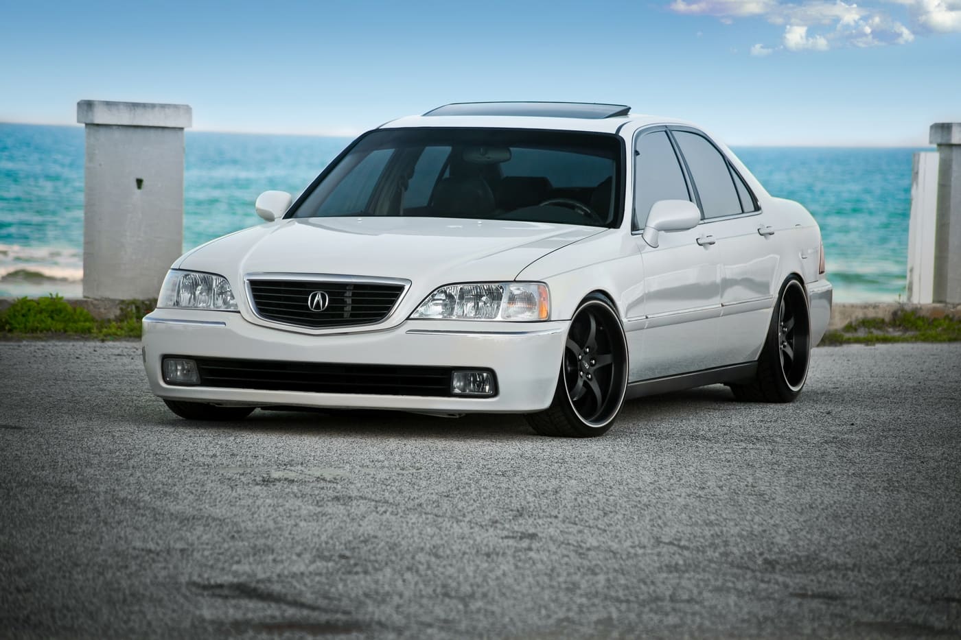 1999 Acura RL with 19x8.5 CCW SP500 wheels