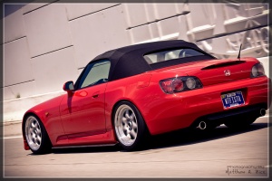 2002 Honda S2000 with 17x8.5 Doall wheels