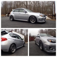 2011 Subaru Impreza WRX with 17x9 Rota Grid-V wheels
