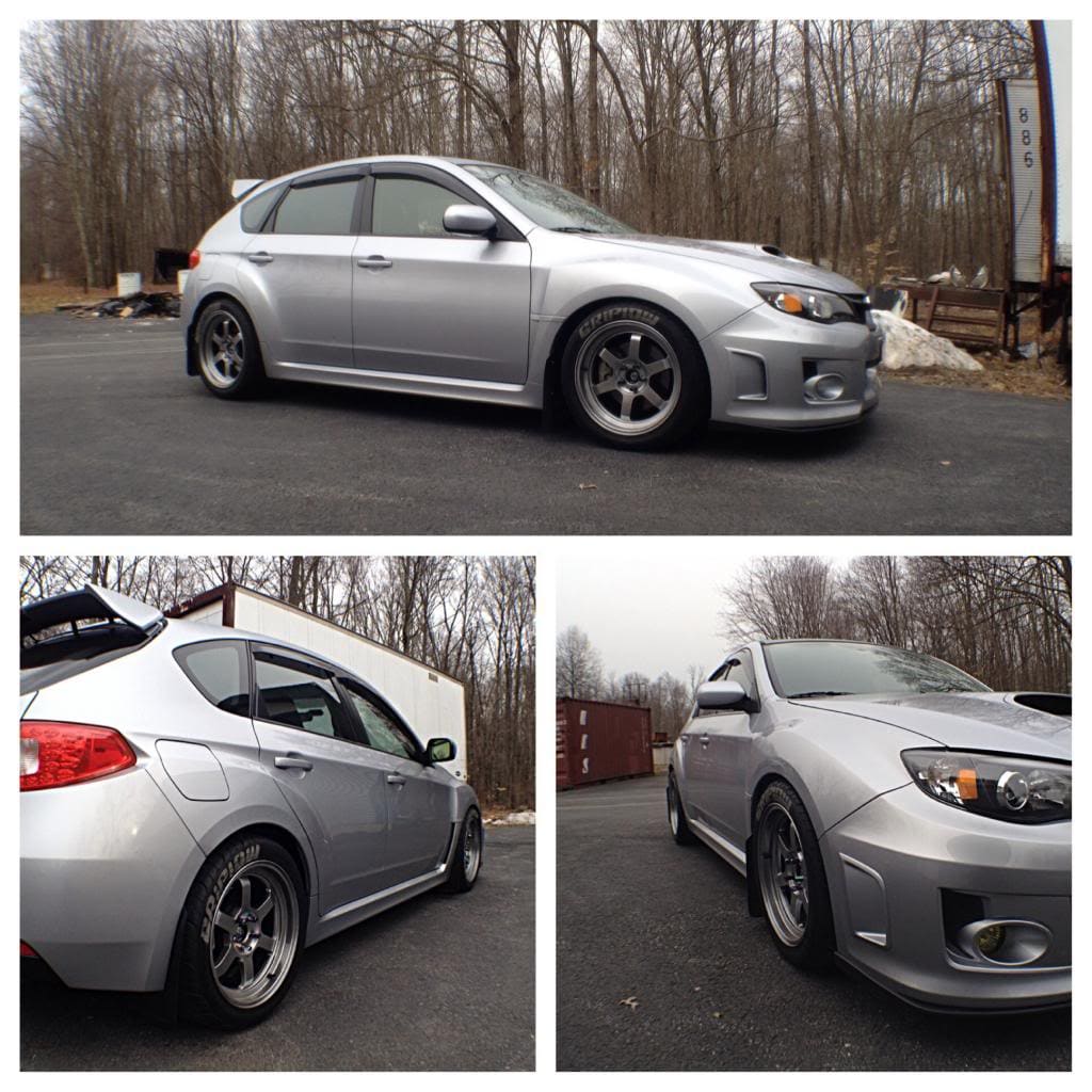2011 Subaru Impreza WRX with 17x9 Rota Grid-V wheels