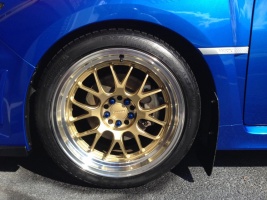 2011 Subaru Impreza WRX with 18x9.5 Rota MXR wheels