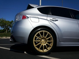 2011 Subaru Impreza WRX with 18x8.5 Rota Gravel wheels