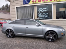 2007 Audi A6 with 20x8.5 Forte F57 Phantom wheels