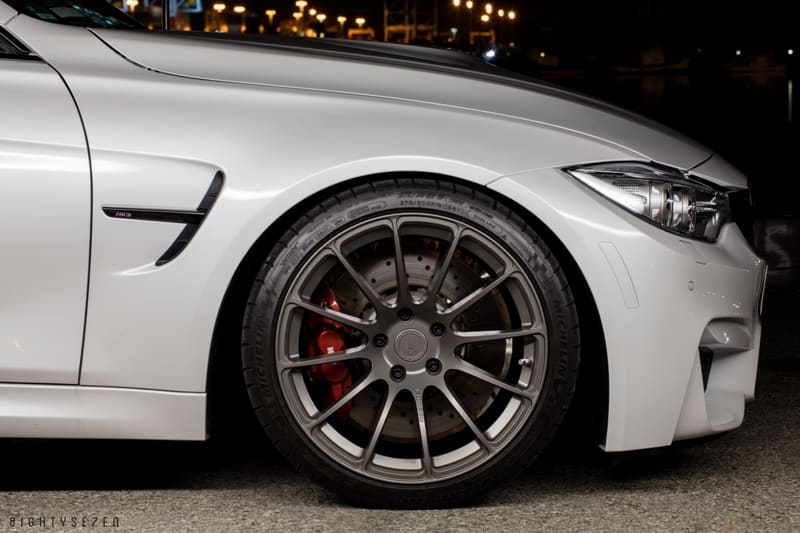 2015 BMW M3 with 19x9.5 BC Forged RS43 wheels